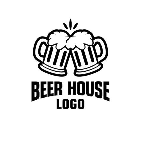 Bier Logo Design Vorlage Inspiration Vektor Illustration Premium Vektor