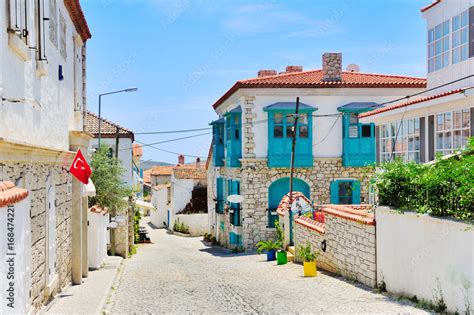 Alacati Village Cesme Izmir Aegean Coast Of Turkey Stock Photo Adobe