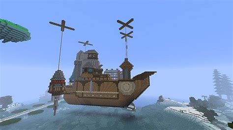 Prima Vista Airship From Final Fantasy 9 Minecraft Map