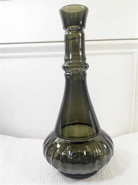 Vintage I Dream of Jeannie Jim Beam Smoke Green Decanter Genie Bottle