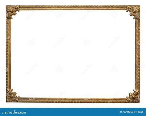 Ornate vintage frame stock photo. Image of isolated, baroque - 70304362