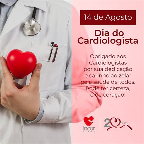 De Agosto Dia Do Cardiologista