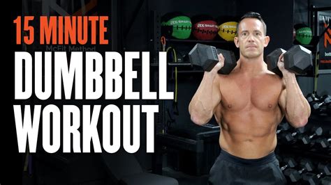 15 Minute Dumbbell Workout At Home Youtube