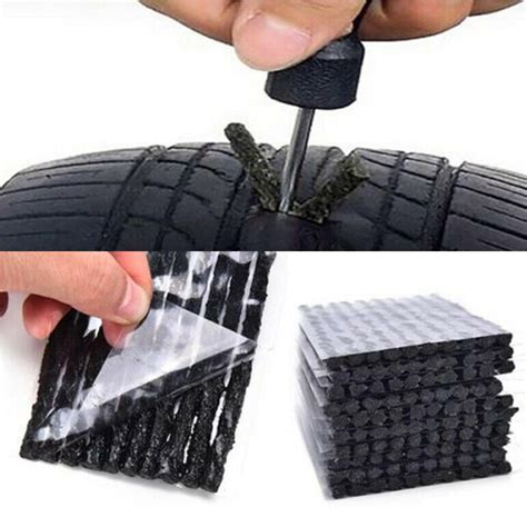 50x Fast Tire Repair Strip Parts Tyre Repair Tire Repair 10Cmx0.35cm
