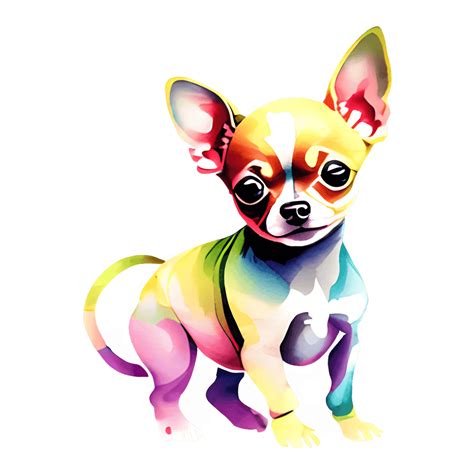 Watercolor Chihuahua Graphic Creative Fabrica