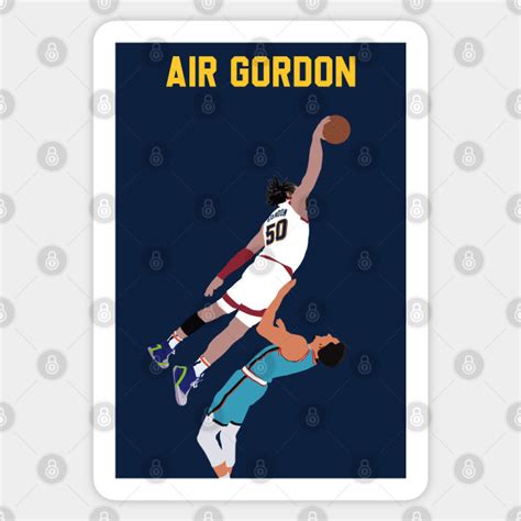 Aaron Gordon Posterizes Landry Shamet - Aaron Gordon - Sticker | TeePublic