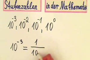 Video Stufenzahlen In Der Mathematik Zahlen Im Stellenwertsystem