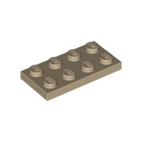 Lego Plate X Dark Tan