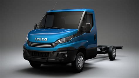 Châssis Iveco Daily à cabine simple L2 2019 modèle 3D 129 3dm 3ds