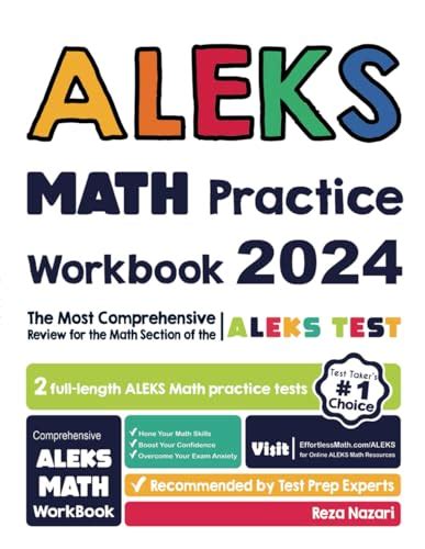 ALEKS Math Practice Workbook The Most Comprehensive Review For The