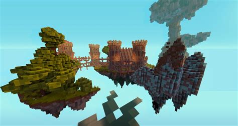 Floating castle Minecraft Map