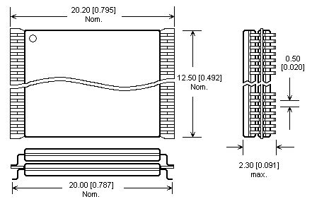 DIL48/TSOP48 ZIF 18.4mm NAND-3