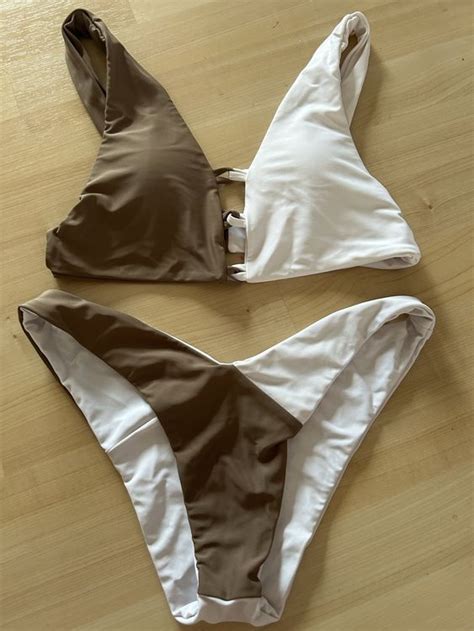 Hochwertiges Bikini braun weiss Neu gemäss Beschreibung in Windisch