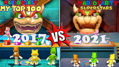 Mario Party Comparison Minigames Mario Party The Top Vs Mario Party Superstarshardest