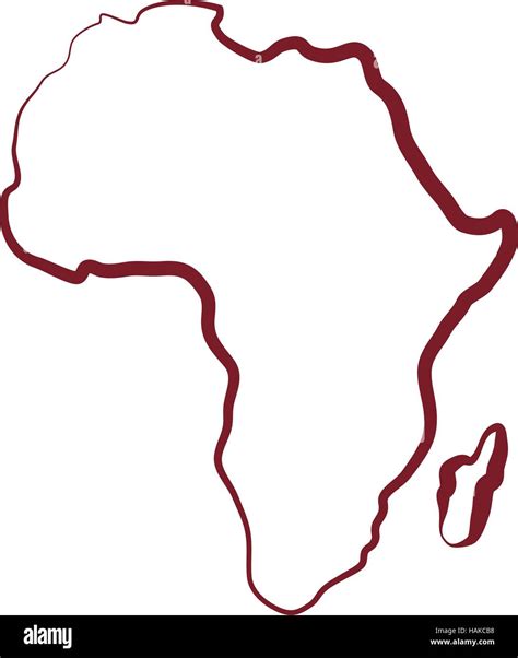 Africa Map Vector Stock Photos And Africa Map Vector Stock Images Alamy