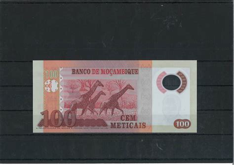 Mozambique Meticais Banknote Geldschein Unc Ma Shops