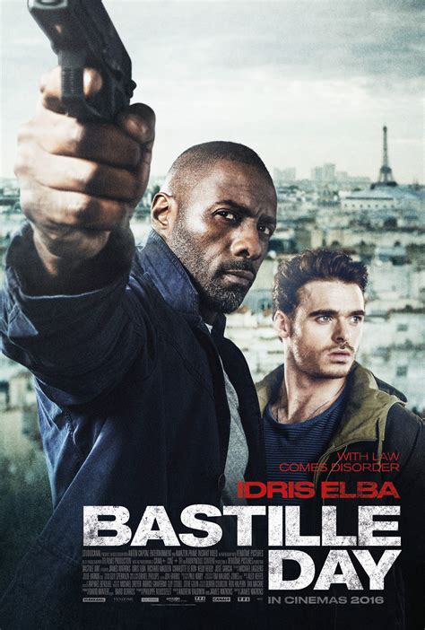 Poster To Bastille Day Starring Idris Elba And Richard Madden