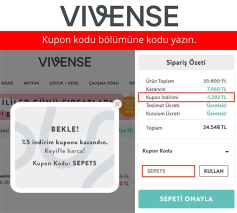 Vivense Ndirim Kodu Kampanyalar Ocak Kupon Burada