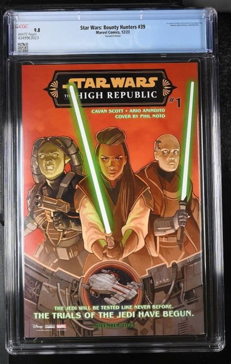 Star Wars Bounty Hunters Cgc Sprouse Return Of The Jedi Var