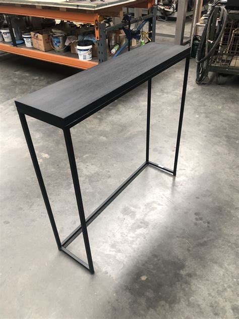 Handmade Hallway Table In 2024 Metal Doors Design Home Entrance