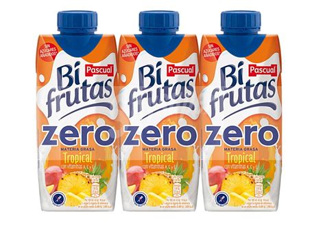 Bifrutas Pascual Bebida Con Leche Tropical Zero Pack Unidades Ml