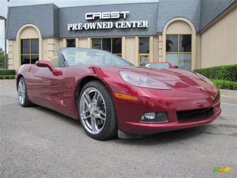 2006 Monterey Red Metallic Chevrolet Corvette Convertible 32341044 Car Color