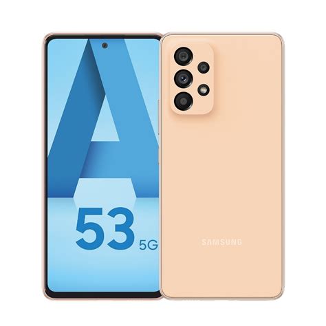 Samsung Galaxy A53 5G 6GB RAM 128GB ROM Dual SIM Liberado Durazno