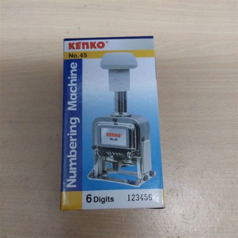 Jual Automatic Numbering Machine Kenko 45 Stempel Nomorator 6 Digit