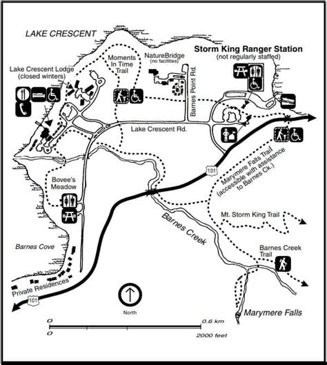 Crescent Lake Campground Map