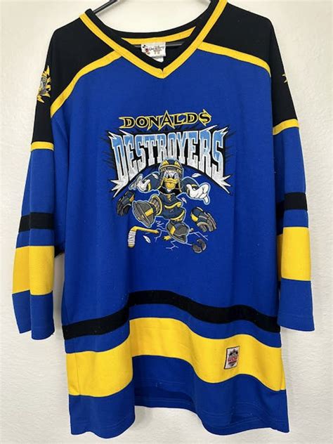 Vintage Vintage Donald Duck Hockey Jersey | Grailed