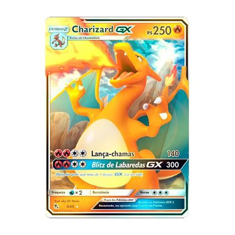 Pok Mon Tcg Charizard Gx Sm Destinos Ocultos Em Promo O