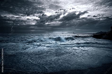 sea storm Stock Photo | Adobe Stock