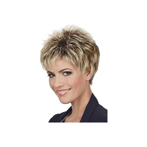 SEVENCOLORS Blonde Pixie Cut Wigs For White Women Mixed Blonde Short