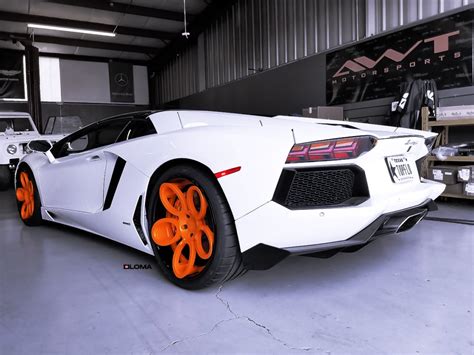 Lamborghini Aventador Loma Wheels Rb Sl Superlight Orange