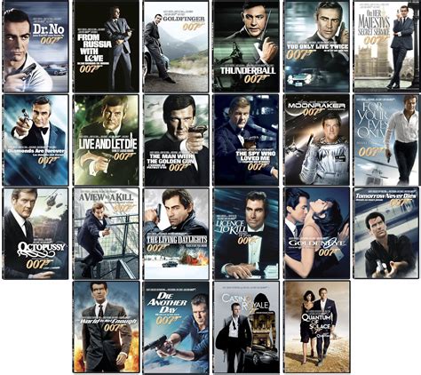 Amazon James Bond 007 22 DVD Collection 50th Anniversary Repackage