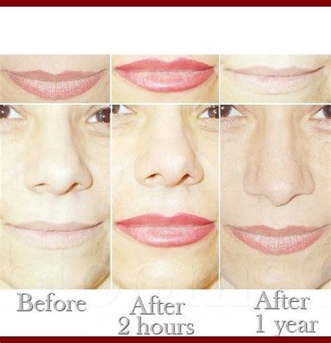 Semi Permanent Make Up Before After Saptamana Trecuta Am Fost