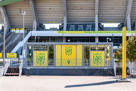 FC Nantes Football Club Official Store Outside of La Beaujoire Stadium ...