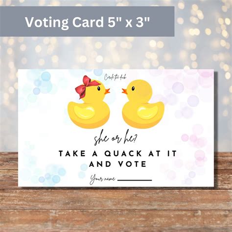 Gender Reveal Invitation Rubber Duck Gender Reveal Etsy