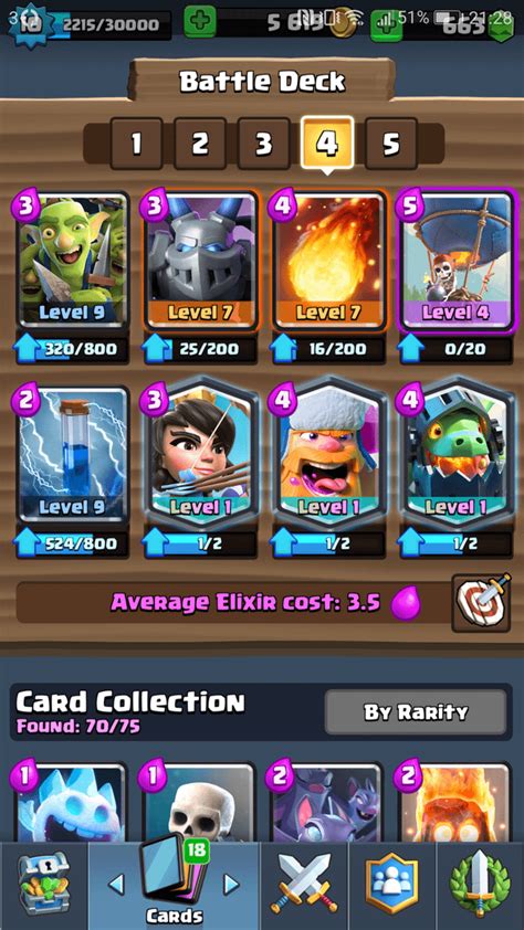 A Great Lumberjack deck I've been loving that I stole from Rob (Elite Gaming) while he was No.1 ...