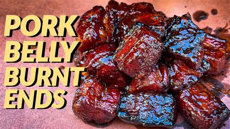 Delicious Smoked Pork Belly Burnt Ends A Pit Boss Specialty Smokedbyewe