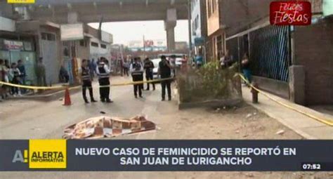 Mujer Fue Asesinada A Tiros Cerca De La Estación Santa Rosa De Sjl Actualidad Perucom