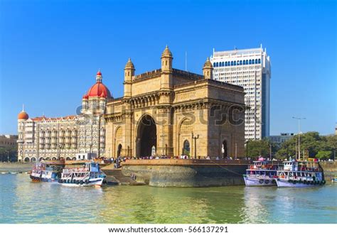 Gateway India Boats Seen Mumbai Harbour Stock Photo (Edit Now) 566137291