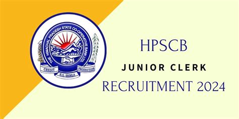 HPSCB Junior Clerk Recruitment 2024 Apply Online For 232 Vacancies