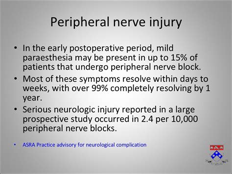 Complications of Regional Anesthesia