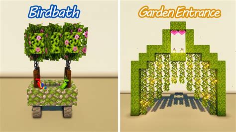 11 Brilliant Garden Build Hacks You MUST Try Minecraft 1 19