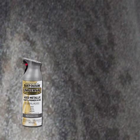 Rust Oleum Universal 11 Oz All Surface Aged Metallic Weathered Steel