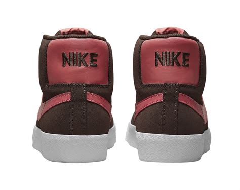 Nike Sb Blazer Mid Brown Pink Fd0731 200