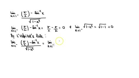 Solved Use L H Pital S Rule To Find The Limit Limx Sin