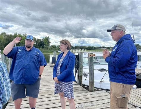 Senator Amy Klobuchar Visits Lake Of The Woods Lake Of The Woods