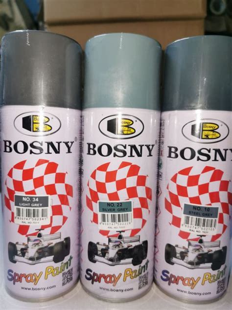 Bosny Grey Spray Paint Lazada PH